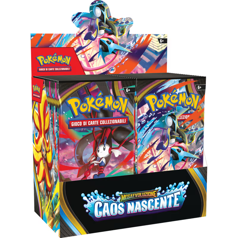 Pokémon Megaevoluzione Caos Nascente Display (36 buste) - ITA