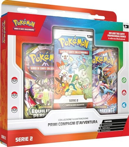 Pokémon Collezione Illustrazione Primi Compagni di Avventura Serie 2 - ITA