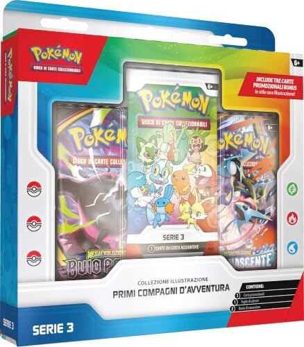 Pokémon Collezione Illustrazione Primi Compagni di Avventura Serie 3 - ITA